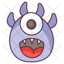 Happy Monster Icon