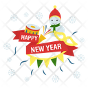 Happy New Year Icon