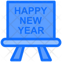 Happy New Year Board Icon