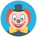 Happy Tramp Happy Clown Circus Joker Icon