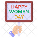 Women Day Board Women Day Banner Happy Women Day Icon