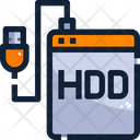 Hard Disk Drive Hard Drive Hdd Icon