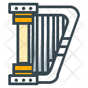 Harp Music Equipment Icon