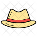 Boater Hat Cap Icon