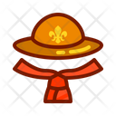Hat and scarf  Icon