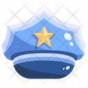 Hat Of A Policeman Police Hat Cap Icon