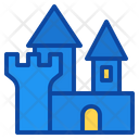 Castle Haunted Horror Halloween Mansion Icon