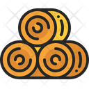 Hay Bale Rolled Icon