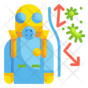 Hazmat Suit Virus Protection Suit Scientist Icon