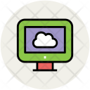 Hdtv Cloud Sign Icon