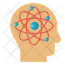 Head With Atoms Icon