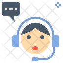 Headset Assistant Operator Icon