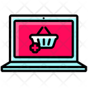 Laptop Cart Shop Icon
