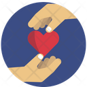 Hand Help Heart Icon