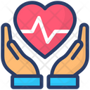 Health Insurance Heart Care Heart Insurance Icon