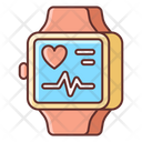 Health Monitor Watch Smartwatch Health Monitoring Icon