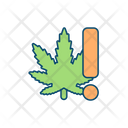 Risk Cannabis Health Icon