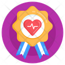Medical Badge Medical Monogram Healthcare Badge Icon
