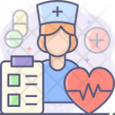 Healthcare System Doctor Medical Report Icon