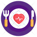 Tableware Healthy Meal Healthy Food Icon