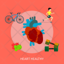 Heart Healthy Cycling Icon