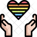 Heart Lgbt Homosexual Icon