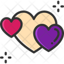 M Hearts Heart Love Icon