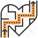 Heart Puzzle Love Icon