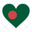 Heart Country Flag Icon