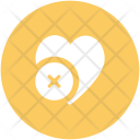 Heart Sign Delete Icon