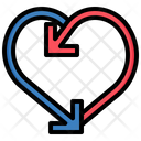 Heart Arrows Icon