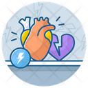 Heart Attack Heart Disease Heartbeat Icon