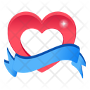 Heart Affection Heart Banner Icon