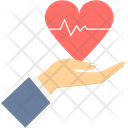 Heart Care Care Hand Icon