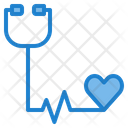 Heart Check Stethoscope Check Heart Beat Icon