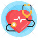 Medical Checkup Heart Checkup Pulse Rate Icon