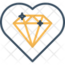 Heart Diamond Best Diamond Icon