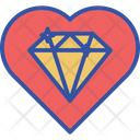 Heart Diamond Best Diamond Icon