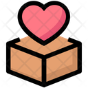Charity Donation Box Icon