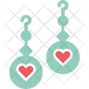 Heart Earrings Ear Earrings Icon