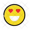 Heart eye emoji Icon