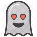 Heart Eyes Ghost Icon