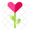 Heart Flower Icon