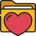 Heart Folder Love Folder Love File Folder Icon