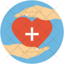 Heart in hands Icon
