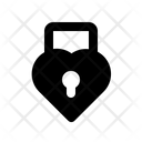 Heart Lock Love Heart Icon
