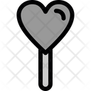 Heart Lollipop Icon