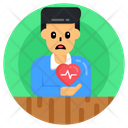 Medical Patient Heart Patient Cardiac Patient Icon