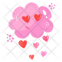 Heart Rain Icon