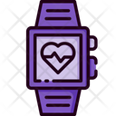 Heart Rate Smartwatch Fitness Tracker Icon